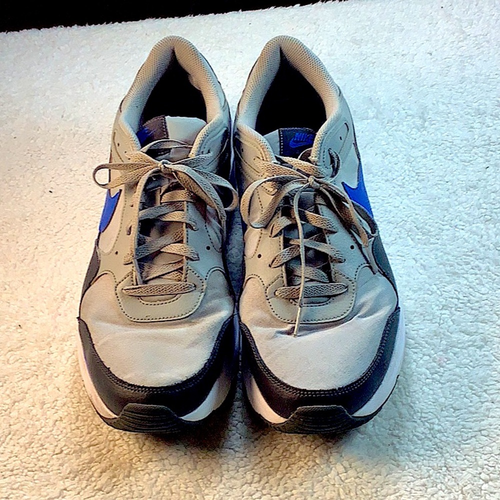 Nike Men's Sneakers - Blue and Gray